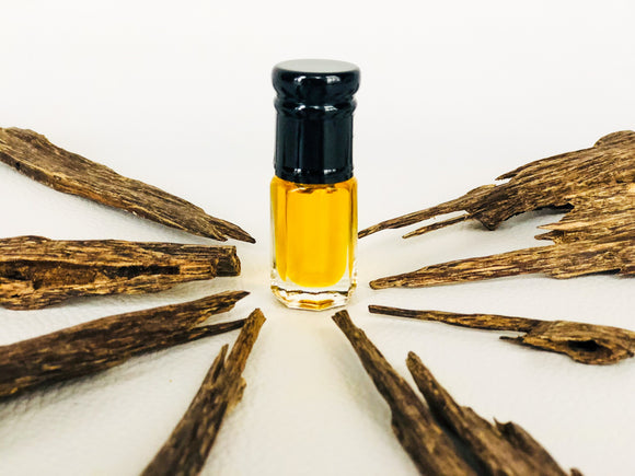 Tropical petrichor. This oud oil combines fresh herbaceous and